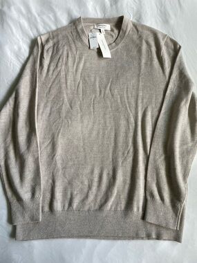 Banana Republic Men's Crewneck Sweater in Light Taupe